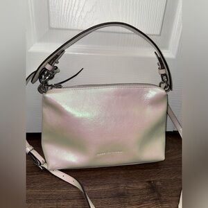 Aimee Kestenberg Ava Leather Iridescent Pearl Pink Crossbody / shoulder bag